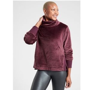 Athleta Double Cozy Karma Funnel Neck S/P